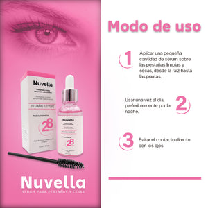 NUVELLA SERUM PARA PESTAÑAS Y CEJAS